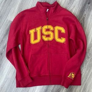USC zip up sweatshirt